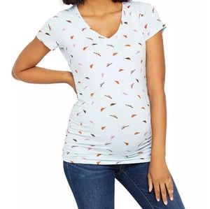 Motherhood maternity v neck bird t shirt